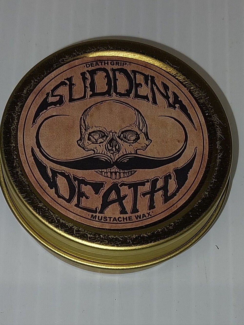 Sudden Death Mustache Wax (Strong Hold, Easy Application) By Death Grip